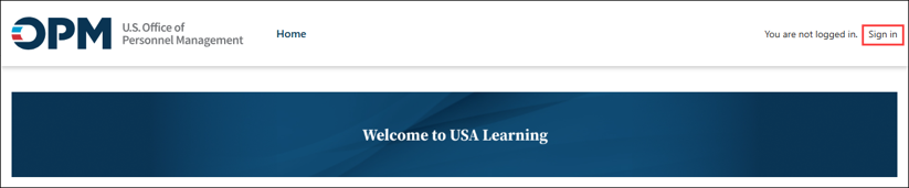 Signing into the Online Training Portal.