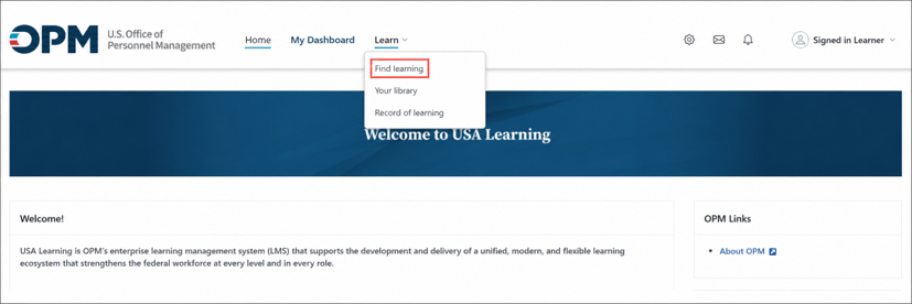 Accessing available Courses for USA Staffing Online Training Courses.